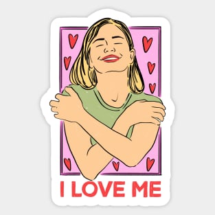 I Love Me Sticker